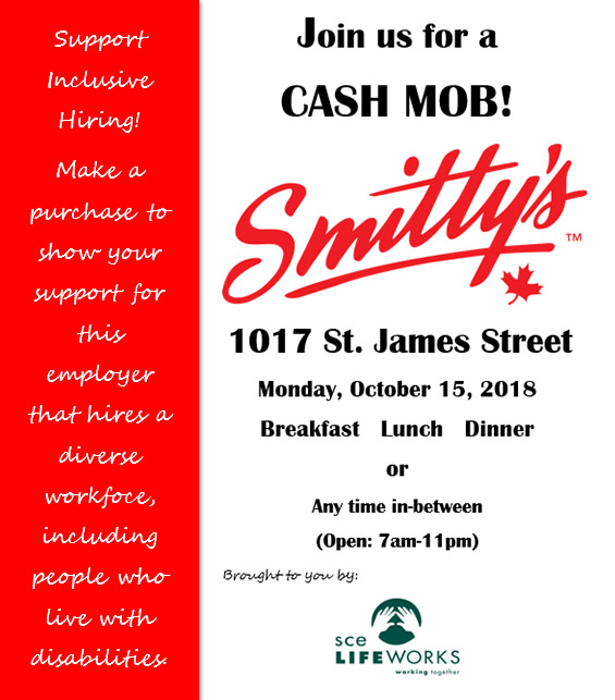SCE Cash Mob poster